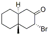 2(1H)-Naphthalenone, 3-bromooctahydro-4a-methyl-, (3alpha,4abeta,8aalp ha)- 结构式
