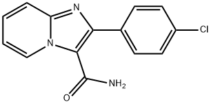 2-(4-Chlorophenyl)imidazo[1,2-a]pyridine-3-carboxamide Structure