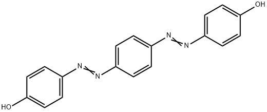 p,p'-[p-phenylenebis(azo)]bisphenol Structure