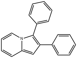 2,3-DIPHENYLINDOLIZINE 结构式