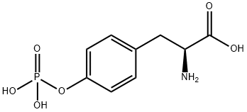 O-ホスホ-L-チロシン 化学構造式