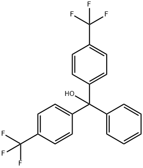 Phenylbis[4-(trifluoromethyl)phenyl]methanol 结构式