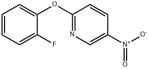 2-(2-fluorophenoxy)-5-nitropyridine Structure