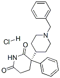 (S)-3-phenyl-1'-(phenylmethyl)[3,4'-bipiperidine]-2,6-dione monohydrochloride  Structure