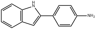 4-(1H-インドール-2-イル)アニリン 化学構造式