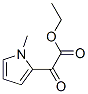 1-メチル-α-オキソ-1H-ピロール-2-酢酸エチル 化学構造式
