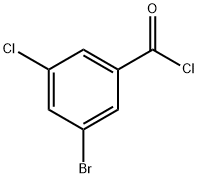 3-溴-5-氯苯甲酰氯, 21900-27-6, 结构式