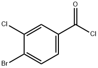 4-Bromo-3-chlorobenzoyl chloride Structure