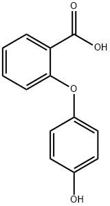 2-(4-Hydroxyphenoxy)benzoic acid Struktur