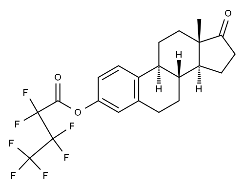 Estrone heptafluorobutyrate 结构式