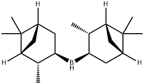 (-)-二异松蒎基硼烷, 21932-54-7, 结构式