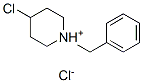 1-benzyl-4-chloropiperidinium chloride Struktur