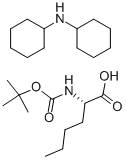 叔丁氧羰酰基正亮氨酸二环己胺盐, 21947-32-0, 结构式