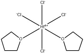 HAFNIUM CHLORIDE TETRAHYDROFURAN COMPLEX (1:2) Structure