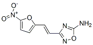 1-(5-ニトロフラン-2-イル)-2-[5-アミノ-1,2,4-オキサジアゾール-3-イル]エテン 化学構造式