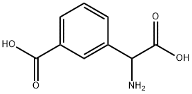 2-Amino-2-(3-carboxyphenyl)acetic acid Struktur