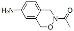 3-Acetyl-3,4-dihydro-1H-2,3-benzoxazin-7-amine 结构式