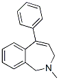 2-Methyl-2,3-dihydro-5-phenyl-1H-2-benzazepine 结构式
