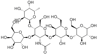 乳-N-岩藻五糖 Ⅱ, 21973-23-9, 结构式