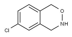 6-Chloro-3,4-dihydro-1H-2,3-benzoxazine Struktur