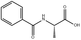 N-苯甲酰-L-丙氨酸 结构式