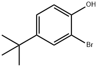 2-ブロモ-4-tert-ブチルフェノール 化学構造式