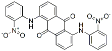 1,5-BIS(O-NITROANILINO)ANTHRAQUINONE 结构式