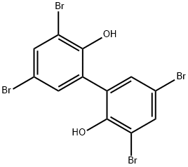 4,4',6,6'-TETRABROMO-2,2'-BIPHENOL 结构式