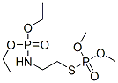 Phosphorothioic acid S-[2-(diethoxyphosphinylamino)ethyl]O,O-dimethyl ester Struktur