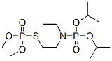ホスホロチオ酸S-[2-[ジイソプロポキシホスフィニル(エチル)アミノ]エチル]O,O-ジメチル 化学構造式