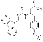 FMOC-O-T-ブチル-L-Β-ホモチロシン 化学構造式