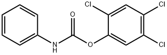 Carbanilic acid 2,4,5-trichlorophenyl ester Structure