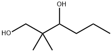 2,2-dimethylhexane-1,3-diol  Struktur