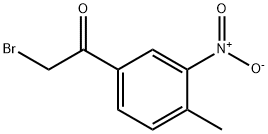 2-bromo-3-nitro-4-methylacetophenone Structure