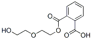 2-(2-hydroxyethoxy)ethyl hydrogen phthalate Struktur