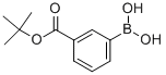 3-(tert-ブトキシカルボニル)フェニルボロン酸 化学構造式