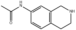 7-(アセチルアミノ)-1,2,3,4-テトラヒドロイソキノリン 化学構造式