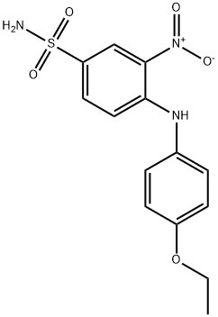 4-[(4-乙氧基苯基)氨基]-3-硝基苯磺酰胺, 22025-44-1, 结构式