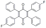 2,5-Bis(p-fluorophenyl)-3,6-diphenyl-p-benzoquinone Struktur