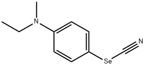 p-(Ethylmethylamino)phenyl selenocyanate Struktur