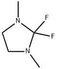 2,2-ジフルオロ-1,3-ジメチルイミダゾリジン 化学構造式