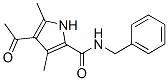 4-Acetyl-N-benzyl-3,5-dimethyl-1H-pyrrole-2-carboxamide Struktur