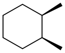 顺-1,2-二甲基环己烷 结构式