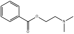 安息香酸 2-ジメチルアミノエチル 化学構造式