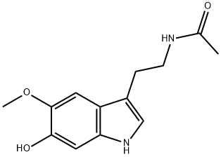 N-アセチル-5-メトキシ-6-ヒドロキシ-1H-インドール-3-エタンアミン