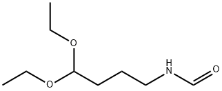 N-(4,4-ジエトキシブチル)ホルムアミド 化学構造式