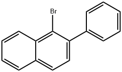 1-ブロモ-2-フェニルナフタレン 化学構造式