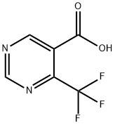 4-三氟甲基嘧啶-5-甲酸 结构式