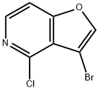 3-溴-4-氯呋喃并[3,2-C]吡啶, 220939-72-0, 结构式