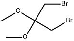 1,3-Dibromo-2,2-dimethoxypropane Struktur